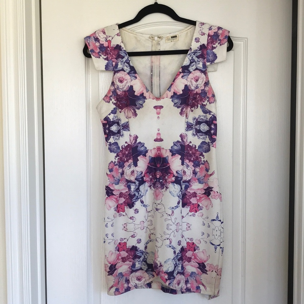 LF Pink Floral Dress